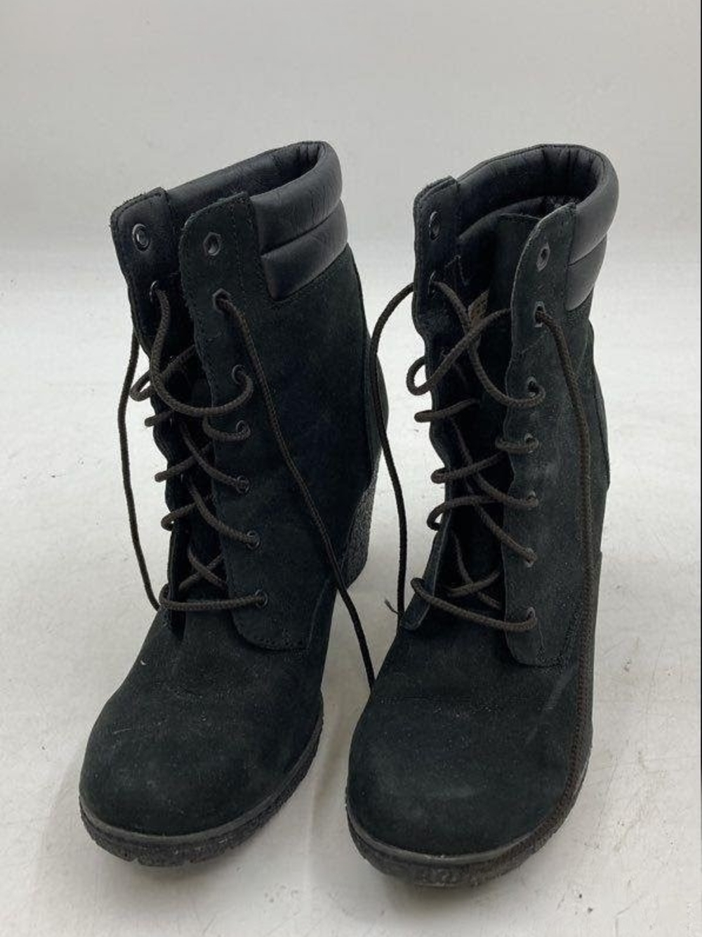Timberland Black Lace-Up Women's Ankle Boots